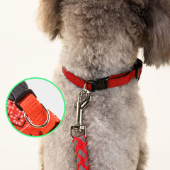 Stylish Printed Dog Bandanas with Buckle - Keep Your Pet Clean and Fashionable