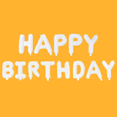 13pcs 16 Inch 40 Happy Birthday Balloon Foil Letter Ballons Decoration