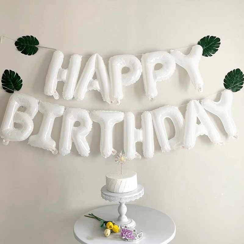 13pcs 16 Inch 40 Happy Birthday Balloon Foil Letter Ballons Decoration