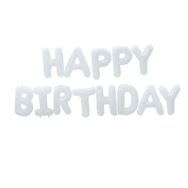 13pcs 16 Inch 40 Happy Birthday Balloon Foil Letter Ballons Decoration