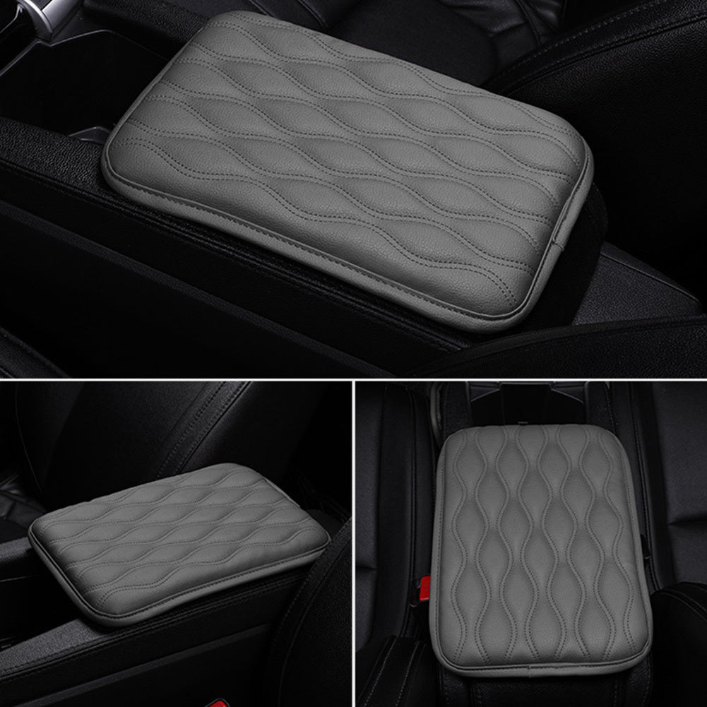 1PC Leather Car Armrest Mat Universal Auto Armrests Storage Box Mats