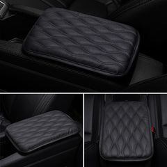 1PC Leather Car Armrest Mat Universal Auto Armrests Storage Box Mats