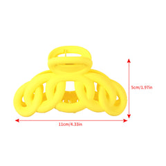 Vintage Hollow Out Hair Claw Frosted Hair Clip Women's Accessories