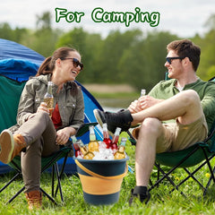 1pc Collapsible Bucket for Car Washing Fishing Cleaning Camping Gardening