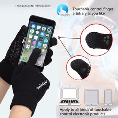 Men's Winter Windproof Cycling Gloves Thicken Warm Wool Cash