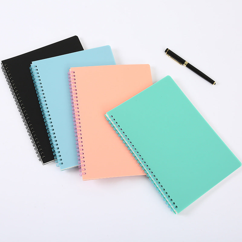 Coil Notebook PP Cover Horizontal Line 80Sheets