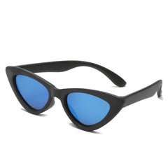 Boys Casual Triangle Cat Eye Frame Polarized Sunglasses Vintage