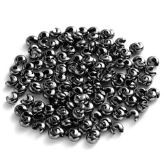 100pcs C Shape Crimp End Beads Open Stopper Beads Jewelry Making Accessories