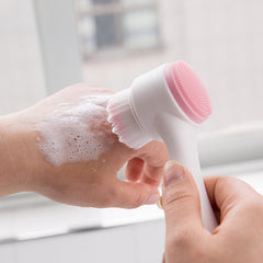 Silicone Soft Hair Face Wash Brush Manual Cleansing Brush