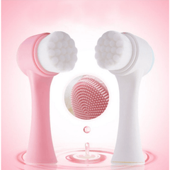 Silicone Soft Hair Face Wash Brush Manual Cleansing Brush