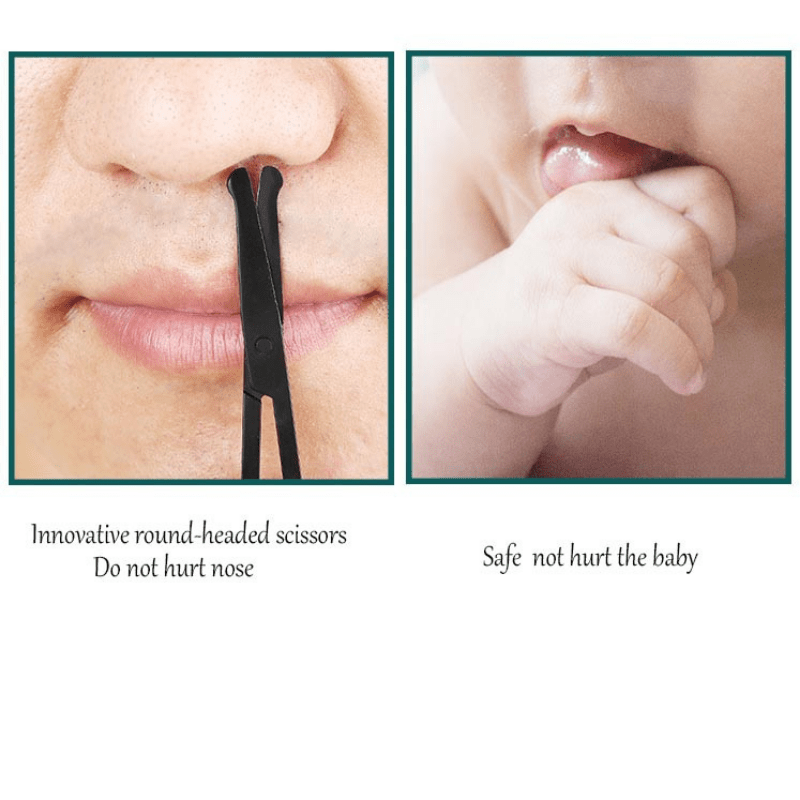 Unisex Stainless Steel Nose Hair Trimmer & Eyebrow Tool