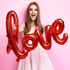 43'' Red LOVE Balloon - Ideal for Decorations