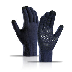 Winter Men's Touchscreen Knitted Gloves Warm Wool Cashmere