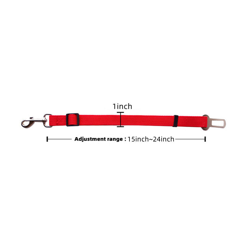 Adjustable Pet Car Seat Belt Dog Leash
