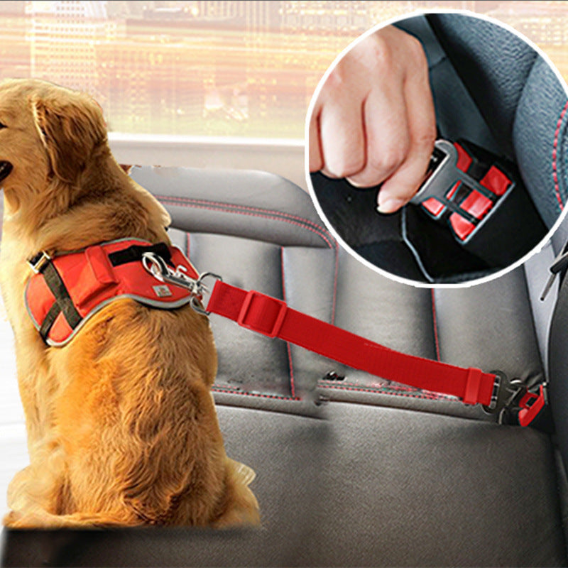 Adjustable Pet Car Seat Belt Dog Leash