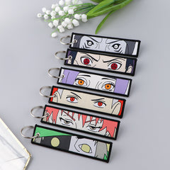 Janpan Anime Keychain Embroidery Jewelry for Women Men and Cars