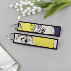 Janpan Anime Keychain Embroidery Jewelry for Women Men and Cars