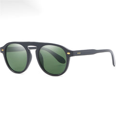 Round Frame Vintage Sunglasses UV Protection Classic Hiking Travel Eyeglasses