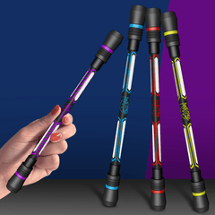 4 Packs Decompression Rotating Gel Pens Non-slip Pen