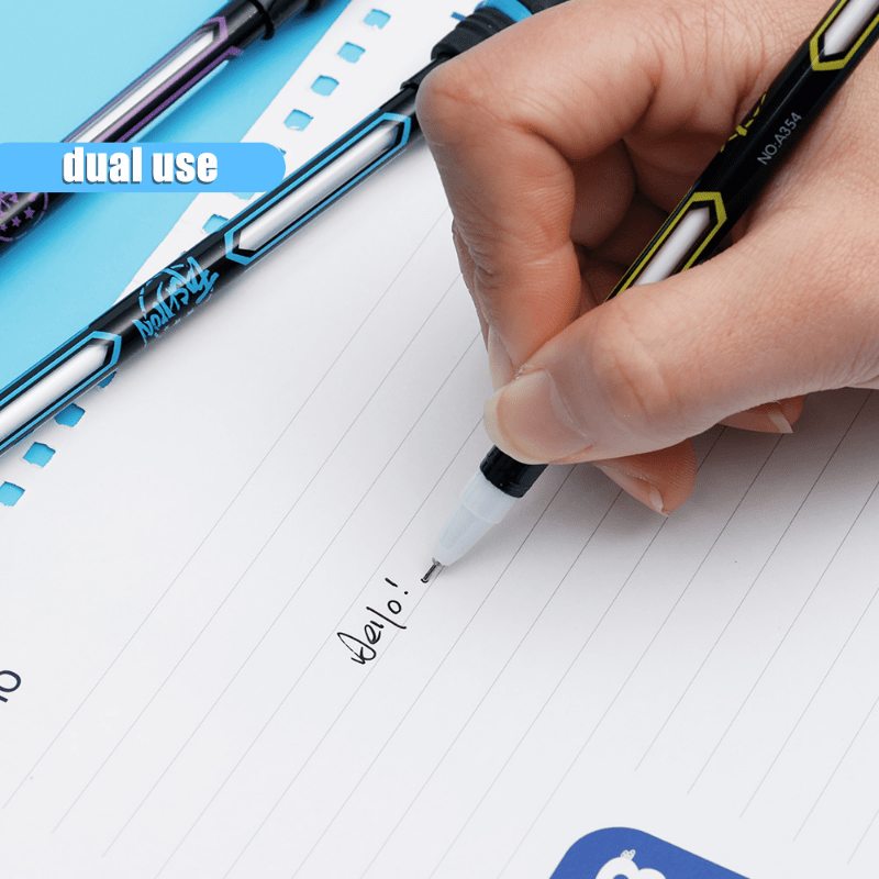 4 Packs Decompression Rotating Gel Pens Non-slip Pen