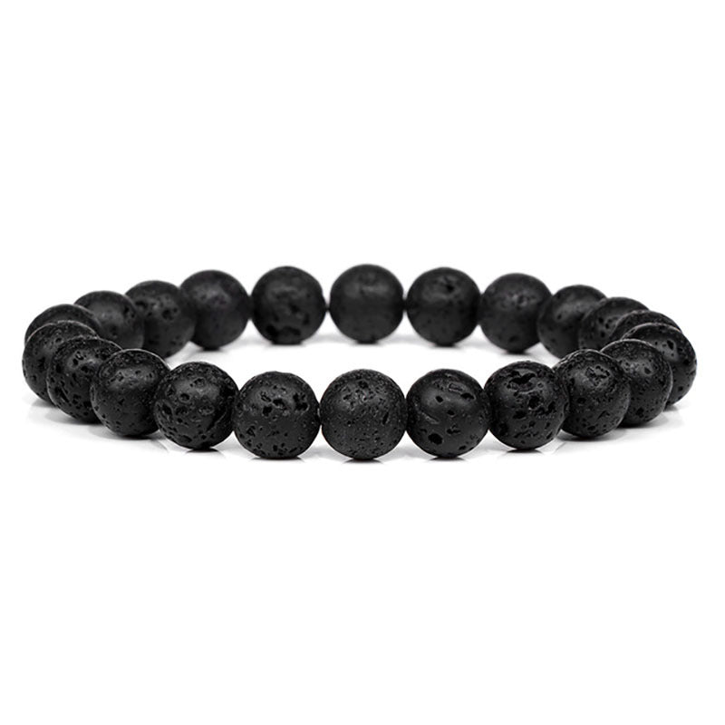 8MM Natural Stone Healing Crystal Stretch Bracelet