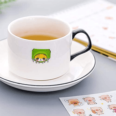 6 Cartoon Stickers for DIY Diary Scrapbooks Notebooks Easter Gift