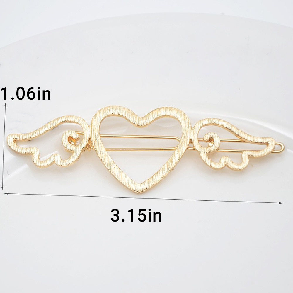 Geometric Hollow Shape Hair Clip Metal Hair Clip Back Head Hair Clip