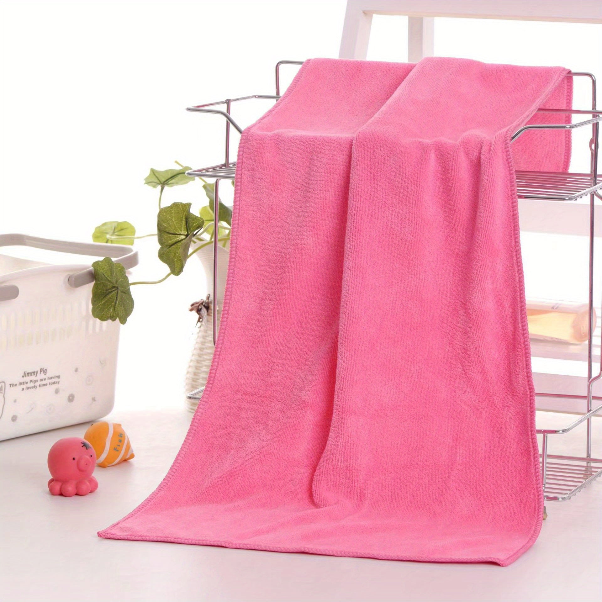 Absorbent Microfiber Hand Towel 13.78 x 29.53 Inches