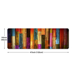 Colorful Geometric Printed Floor Mat Kitchen Non-slip Indoor Runner Rug