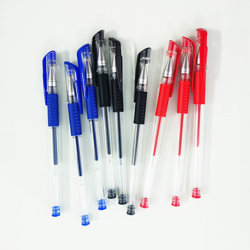 6pcs Gel Pen Set 0 5mm Bullet Tip Red Carbon Ink
