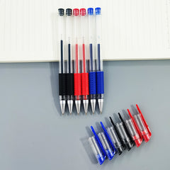6pcs Gel Pen Set 0 5mm Bullet Tip Red Carbon Ink