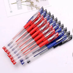 6pcs Gel Pen Set 0 5mm Bullet Tip Red Carbon Ink