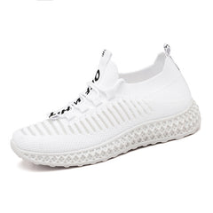 Women's Stripe Running Shoes Breathable Casual Sneakers