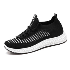 Women's Stripe Running Shoes Breathable Casual Sneakers