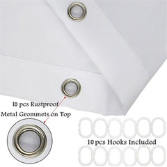Colorful Funny Bathroom Curtain 3D Earth Moon Mountain