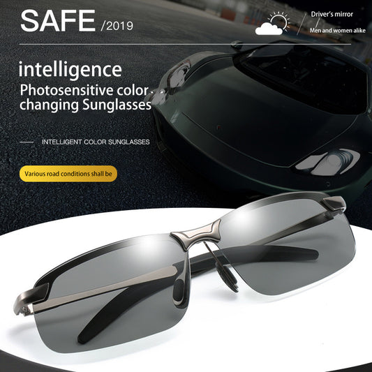 Men's 2-in-1 Polarized Daytime & Night Vision Sunglasses