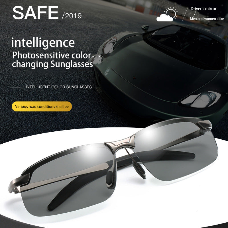 Men's 2-in-1 Polarized Daytime & Night Vision Sunglasses