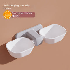 Elevated Cat Bowls Set Non-Spill Anti Vomiting Easy to Clean