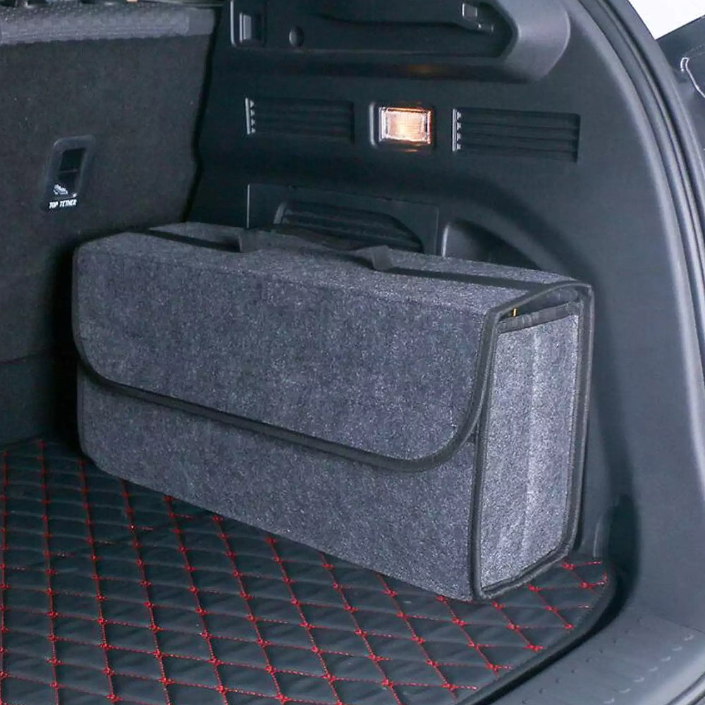 Car Trunk Organizer Anti Slip Boot Storage Bag Soft Felt Accessories