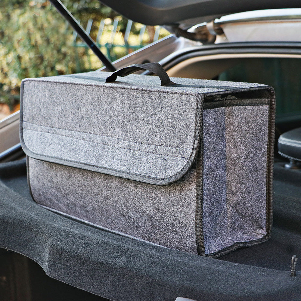 Car Trunk Organizer Anti Slip Boot Storage Bag Soft Felt Accessories