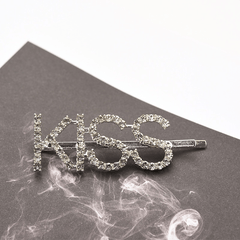 Rhinestone Letters Hair Clip Head Jewelry for Women