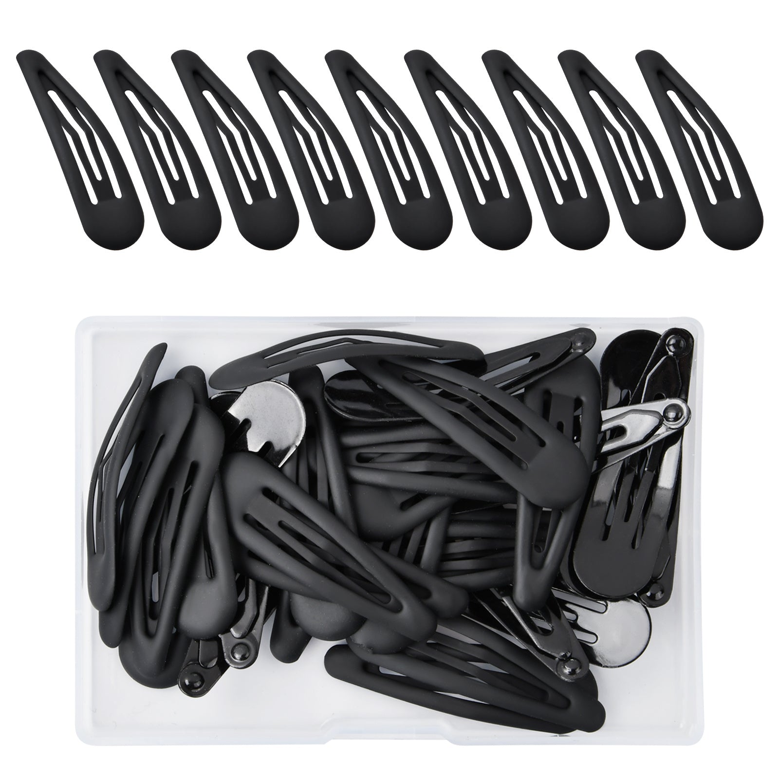 30pcs Large Metal Snap Hair Clips for Women Girls Hair Accessories