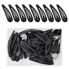 30pcs Large Metal Snap Hair Clips for Women Girls Hair Accessories
