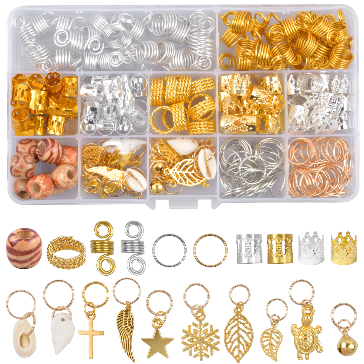 Hair Jewelry For Braids Coils Dreadlocks Accessories