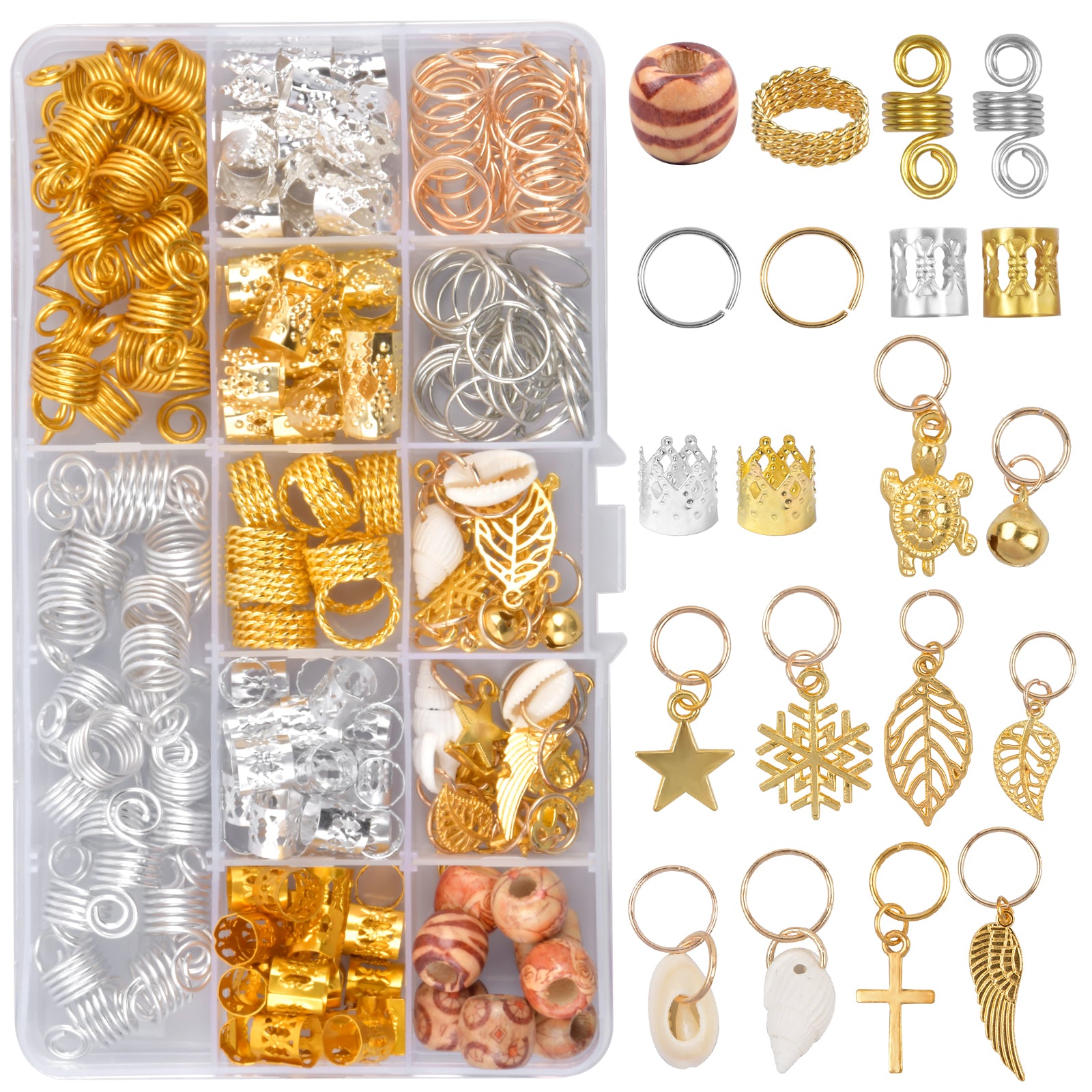Hair Jewelry For Braids Coils Dreadlocks Accessories