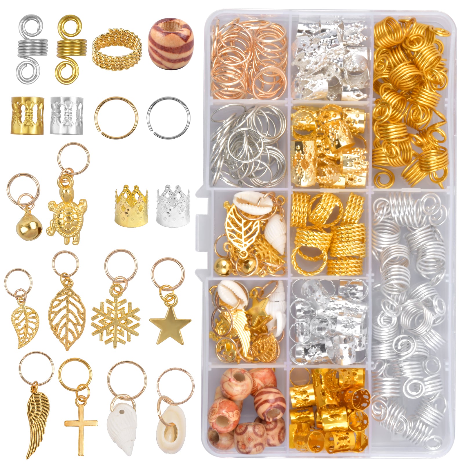 Hair Jewelry For Braids Coils Dreadlocks Accessories