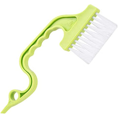 1pc Handheld Cleaning Brush for Windows Doors Kitchen Tracks