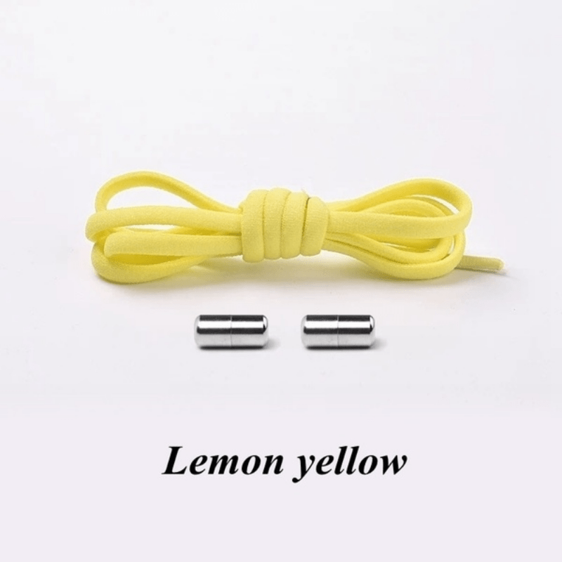 No Tie Shoelaces Round Elastic Shoe Laces For Sneakers 16