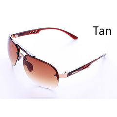 Rimless Polarized Personalised Sunglasses For Driving Fishing