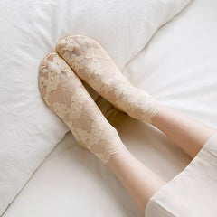 Floral Lace Short Socks Women's Stockings